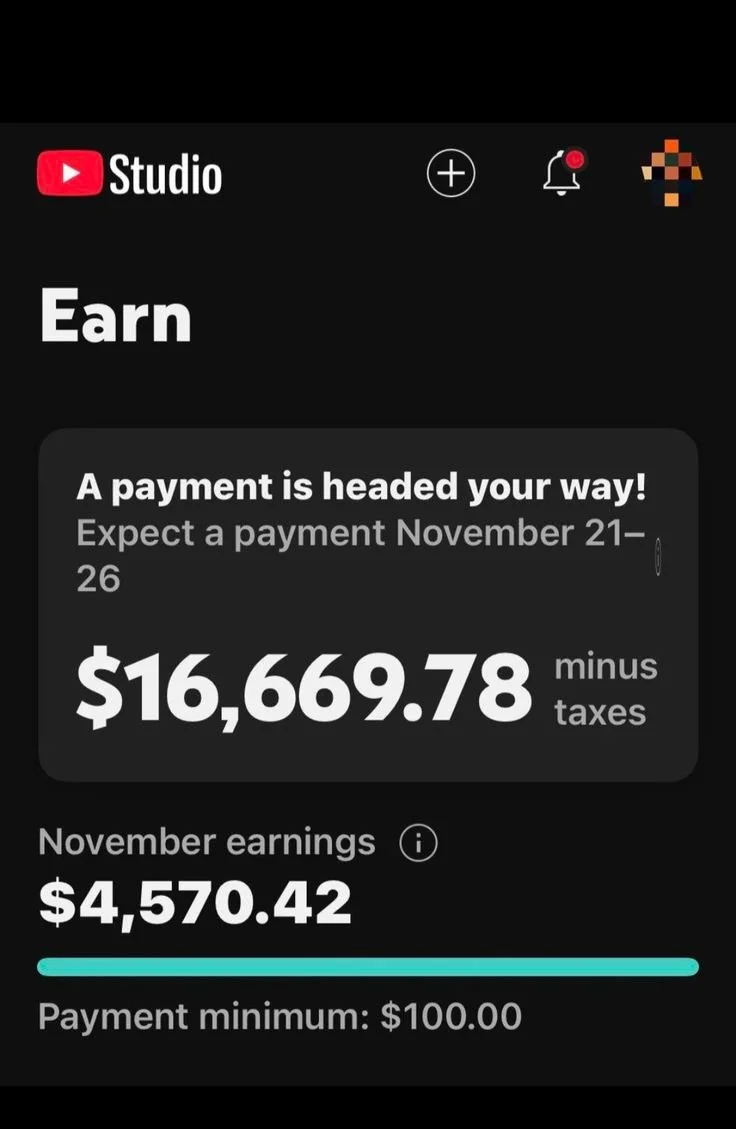 TikTok Creator Rewards earnings dashboard